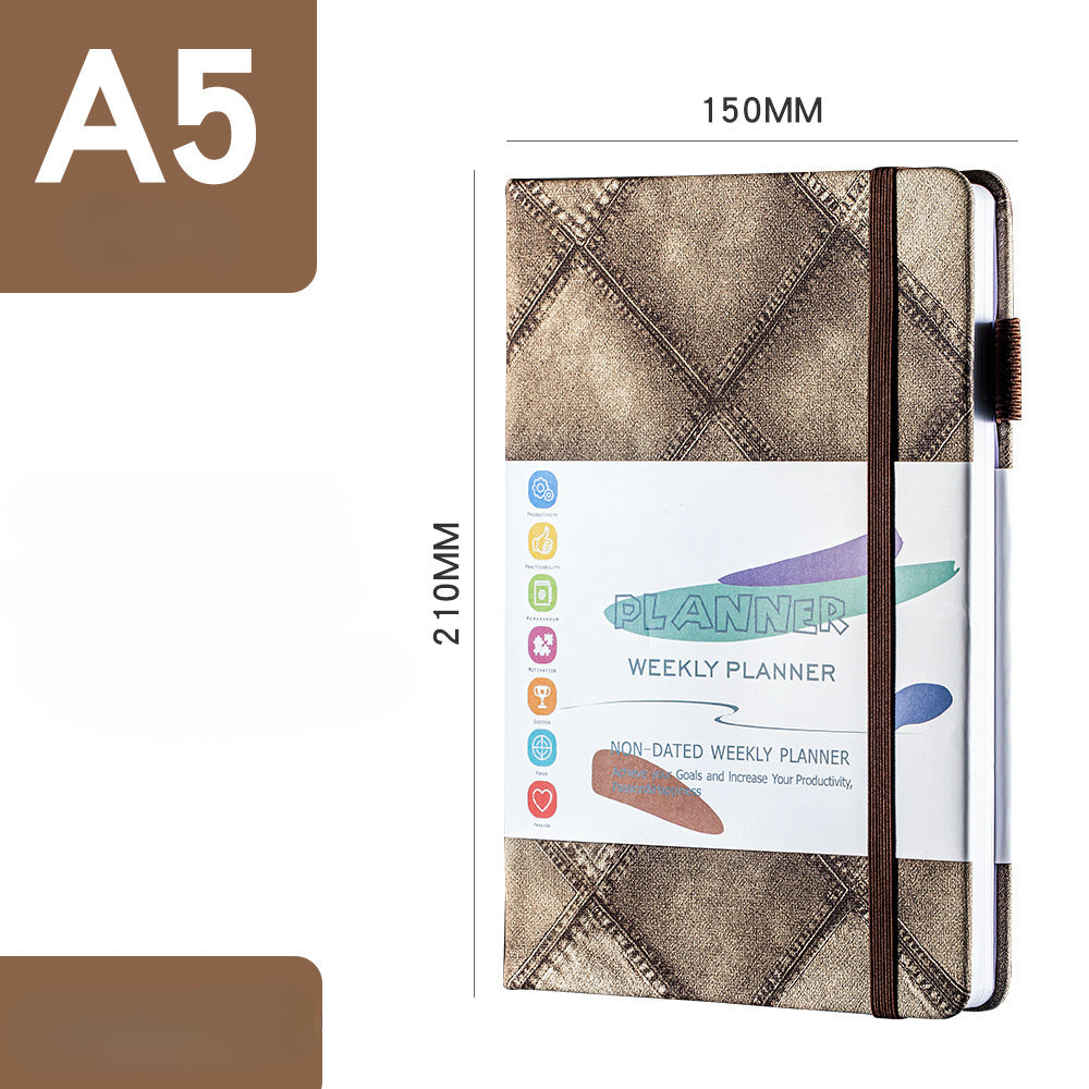 Wholesale Faux Leather Planner Notebook Planner Weekly Plan Notebook